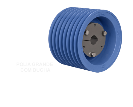 Polia Grande com bucha